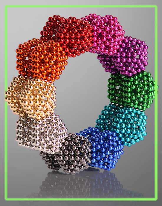 tetramag tetra mag couleurs aimants sphères cubes